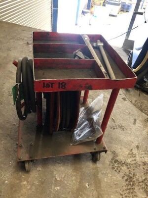 Pneumatic Hose Reel on Trolley - 3