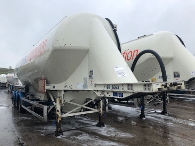 2007 Feldbinder 50m³ 3 Pot Belly Triaxle Tanker Trailer - 2