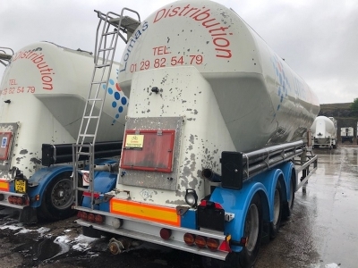 2007 Feldbinder 50m³ 3 Pot Belly Triaxle Tanker Trailer - 9