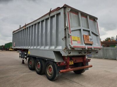 2017 Weightlifter Triaxle 56yrd³ Alloy Bulk Tipping Trailer - 3