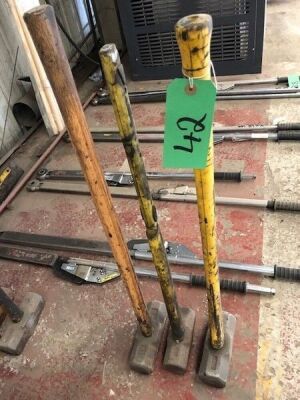 3 Sledge Hammers