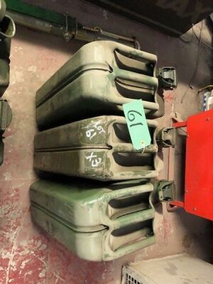 3x 20 Litre Jerry Cans - 3