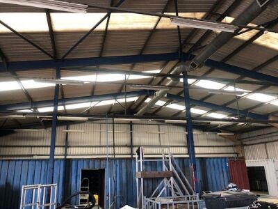 6 Bay Workshop Steel Framed Building  - 12