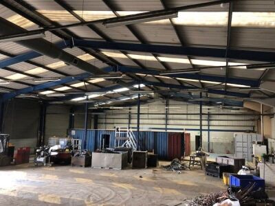 6 Bay Workshop Steel Framed Building  - 17