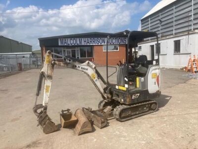 2018 Bobcat E17 Mini Digger 