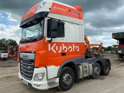 2014 DAF XF 460 Euro 6 6x2 Mid Lift Tractor Unit