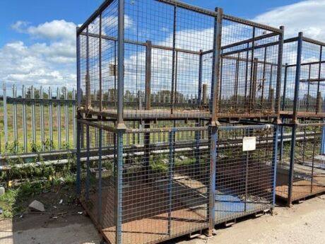 2 x Large Metal Stillage