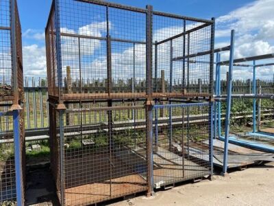 2 x Large Metal Stillage