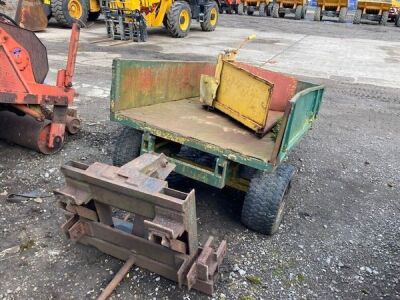 1 Ton Tipping Trailer and Grain Chute - 2