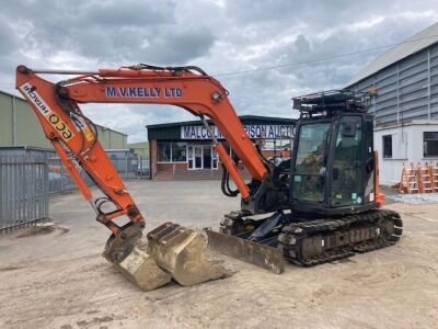 2018 Hitachi ZX85USBLC-5A Excavator 