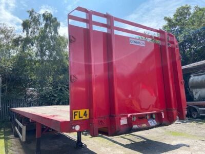 2017 Dennison Triaxle Platform/ Skeletal Trailer - 2