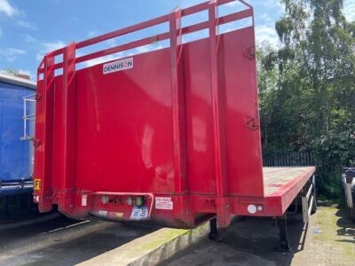 2017 Dennison Triaxle Platform/ Skeletal Trailer - 3