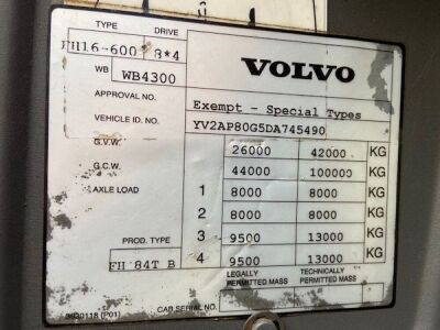 2013 Volvo FH16 600 8x4 Tractor Unit - 15