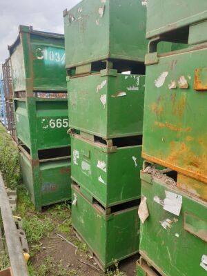 4 x Small Metal Stillage - 2