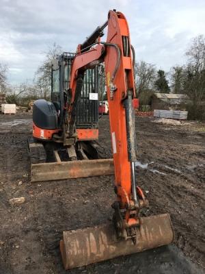 2012 Hitachi ZX38U-3 CLR Mini Digger - 2