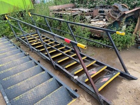 Set of Steel Gantry Steps