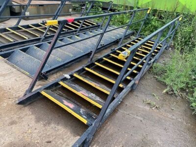 Set of Steel Gantry Steps - 2