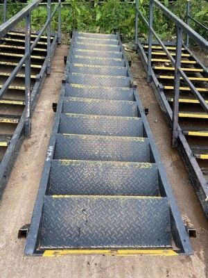 Set of Steel Gantry Steps - 2