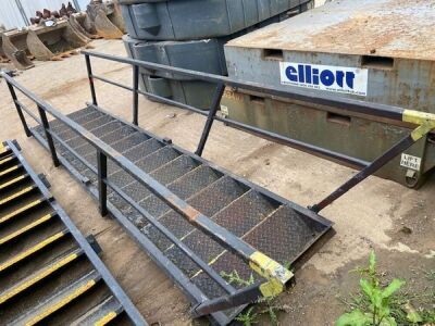 Set of Steel Gantry Steps - 2