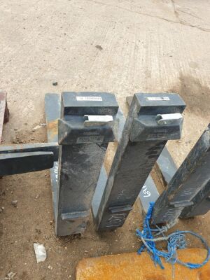 Set of Pallet Forks - 2