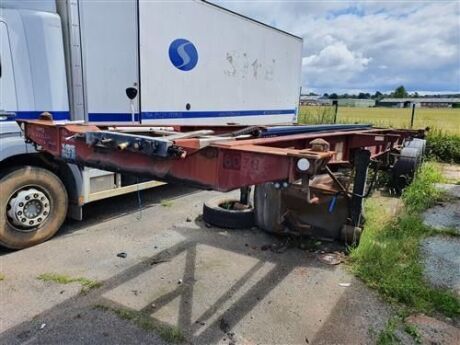 2007 Montracon Triaxle Sliding Skeletal Trailer