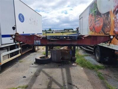 2007 Montracon Triaxle Sliding Skeletal Trailer - 2