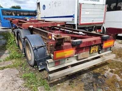 2007 Montracon Triaxle Sliding Skeletal Trailer - 3