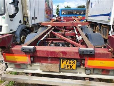 2007 Montracon Triaxle Sliding Skeletal Trailer - 5