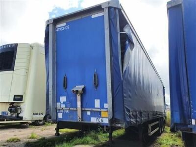 2009 Montracon Triaxle Curtainside Trailer - 2