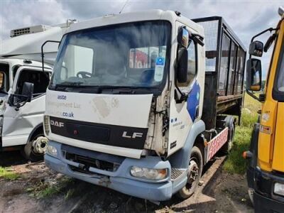 2006 DAF LF 45 150 Caged Sided Tipper