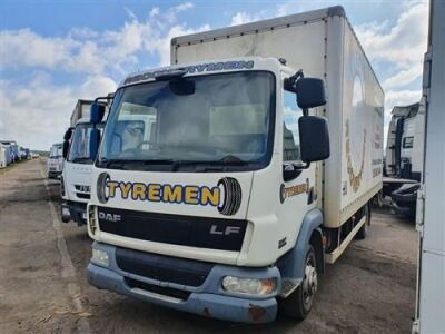 DAF LF45 150 4x2 Box Van Tail Lift 