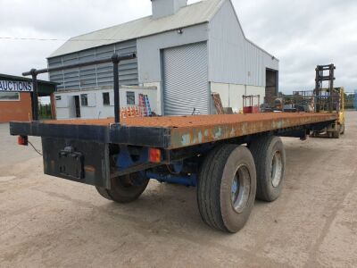 Tandem Axle Drawbar Steel Bed Bale Trailer - 4