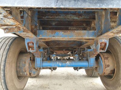 Tandem Axle Drawbar Steel Bed Bale Trailer - 7