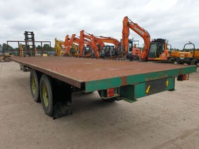 Tandem Axle Drawbar Steel Bed Bale Trailer  - 3