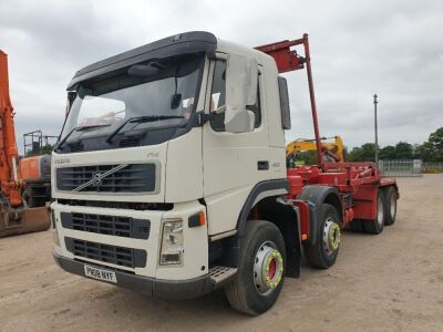 2008 Volvo FM400 8x4 Hook Loader