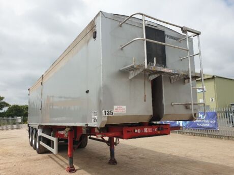 2018 Fruehauf Triaxle Alloy Body Tipping Trailer