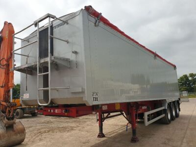 2018 Fruehauf Triaxle Alloy Body Tipping Trailer - 2