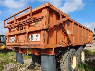 1986 RL Tandem Axle Drawbar Tipper Trailer - 9