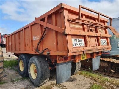 1986 RL Tandem Axle Drawbar Tipper Trailer - 10