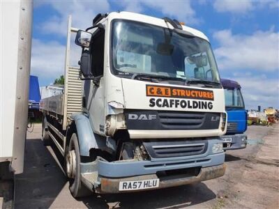 2007 DAF LF 55 250 Dropside Flat