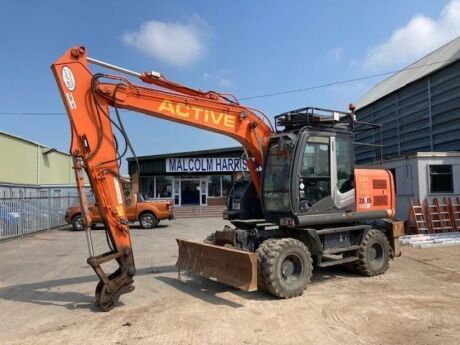 2008 Hitachi ZX140W-3 Wheeled Excavator 