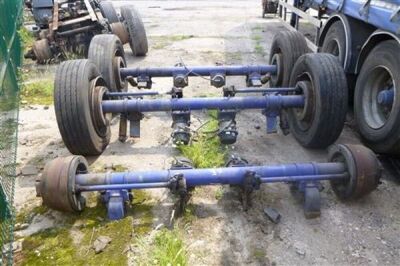 3x Gigant Trailer Axles, Drum Brakes - 2