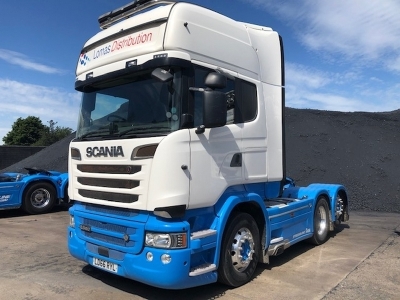 2016 SCANIA R580 V8 Topline 6x2 Rear Lift Tractor Unit