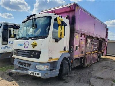 2012 DAF LF 45160 4x2 Recycling Rigid