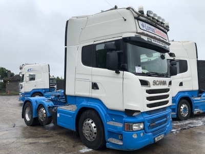 2014 SCANIA R580 V8 Topline 6x2 Mini Midlift Tractor Unit