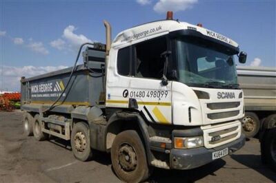 2014 Scania P370 8x4 Steel Body Tipper