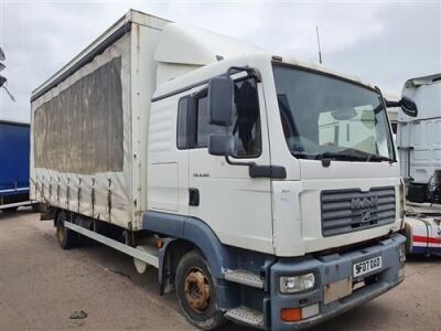 2007 MAN TGL 8 180 4x2 Curtainsider