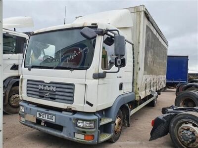 2007 MAN TGL 8 180 4x2 Curtainsider - 2