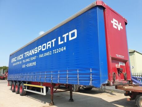 2008 SDC Triaxle Curtainside Trailer