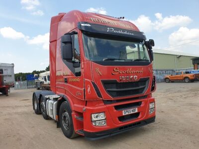 2015 Iveco Stralis 510HP 6x2 Twin Steer Mid Lift Tractor Unit 